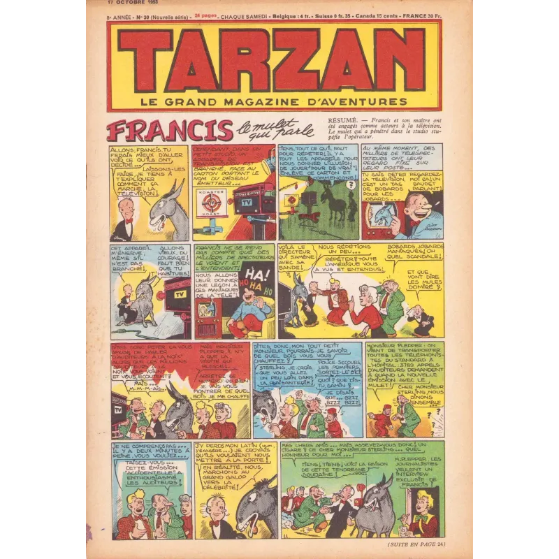Tarzan le grand magazine d'aventures