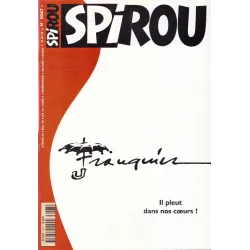 Magazine Spirou (3067) - Adieu Franquin - Il pleut dans nos coeurs