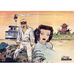 kopi af Capitaine Sabre - (poster Tintin)