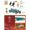 Tintin (HS) - Autocollant certificat et carte du monde