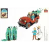 Tintin (HS) - Autocollant certificat et carte du monde