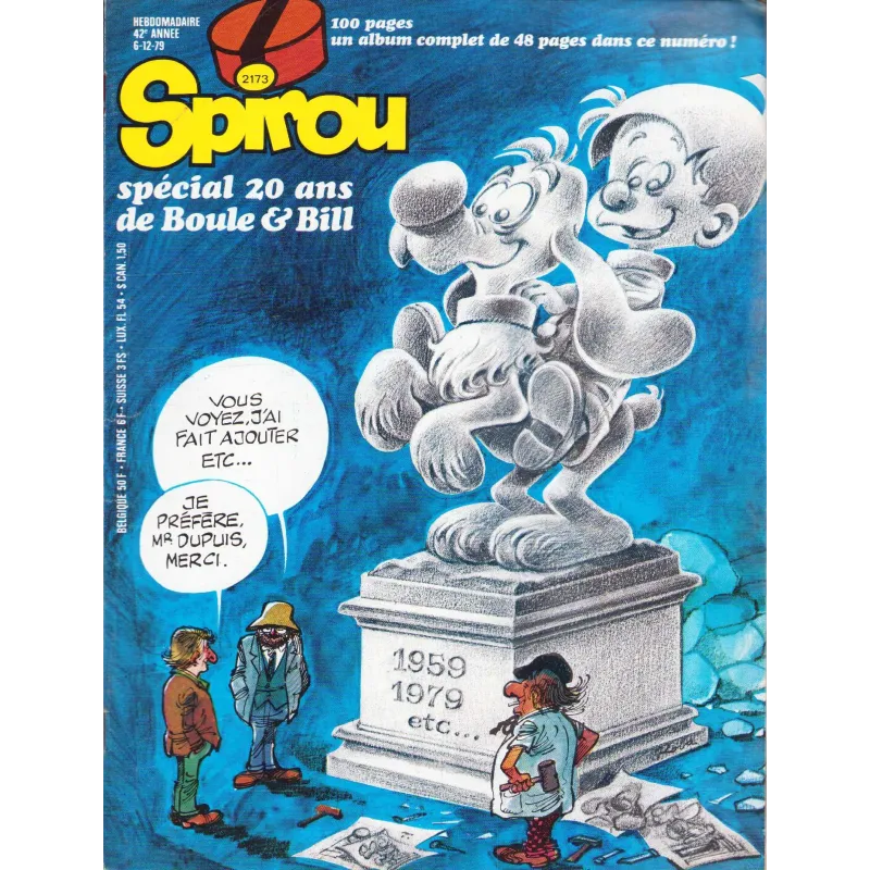 Spirou magazine (2173) - Spécial 20 ans de Boule et Bill