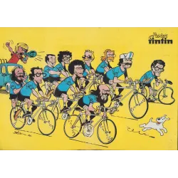 L'écurie Lombard au tour de France (HS) - Poster Tintin