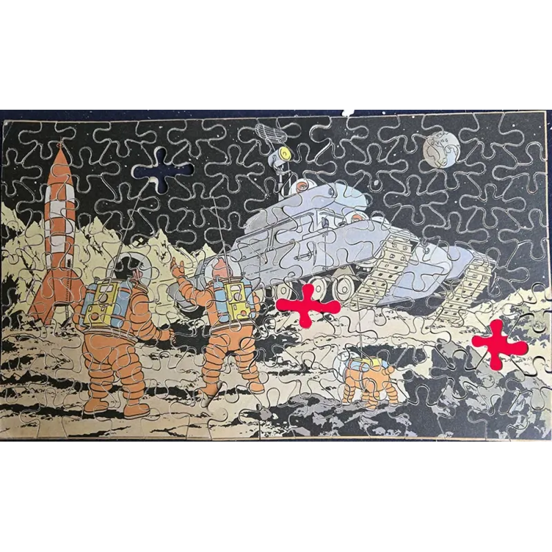 Tintin (HS) - 3 Puzzles + 1 boite