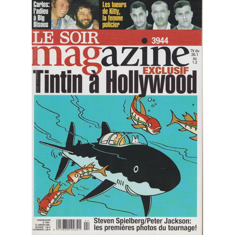 Tintin (HS) - Le soir magazine - Tintin à Hollywood