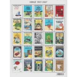 Tintin (HS) - Timbres 100e anniversaire
