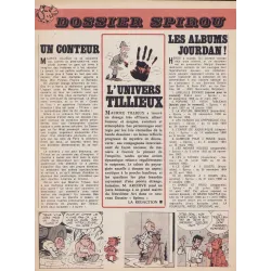 Dossier Spirou ( ) - L'univers Tillieux