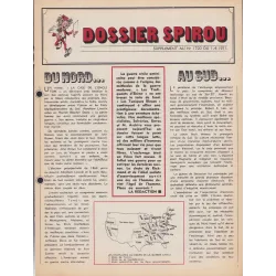 Dossier Spirou (1720) - Du nord au sud