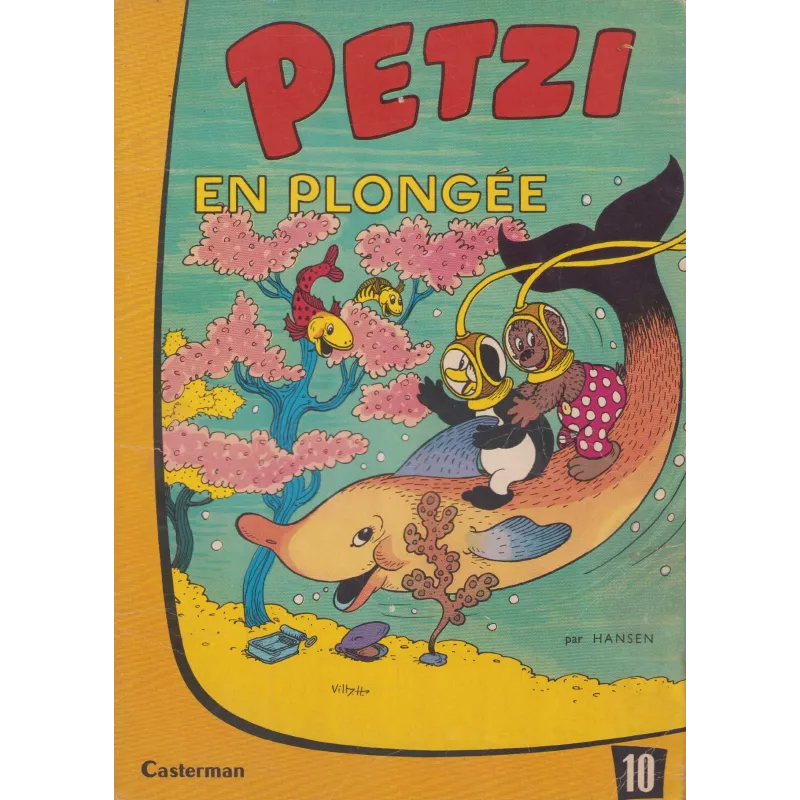 Petzi (10) - Petzi en plongée