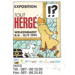 Tintin (HS) - Tout Hergé - Expo Welkenraedt