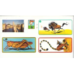 Autocollants animaliers série (3) - 7 à 9  + Fiches (1849)
