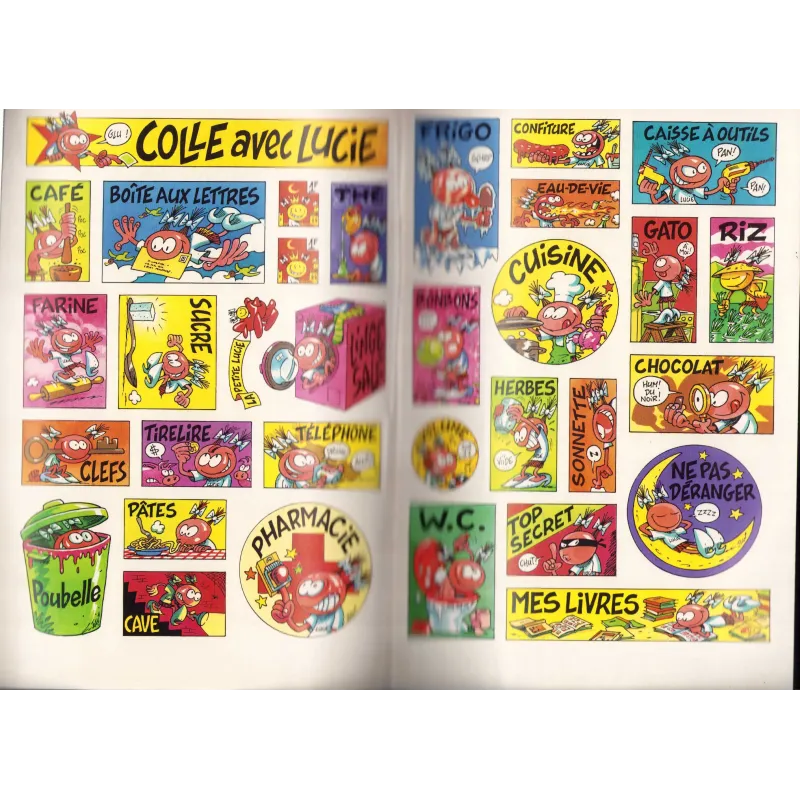 Supplément (3093) - Lucie autocollants