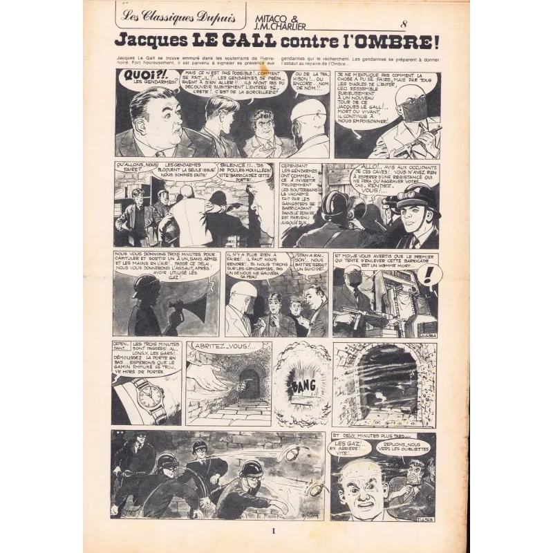 copy of Les classiques Dupuis (2065) - Jacques Le Gall - Le secret des templiers (3)