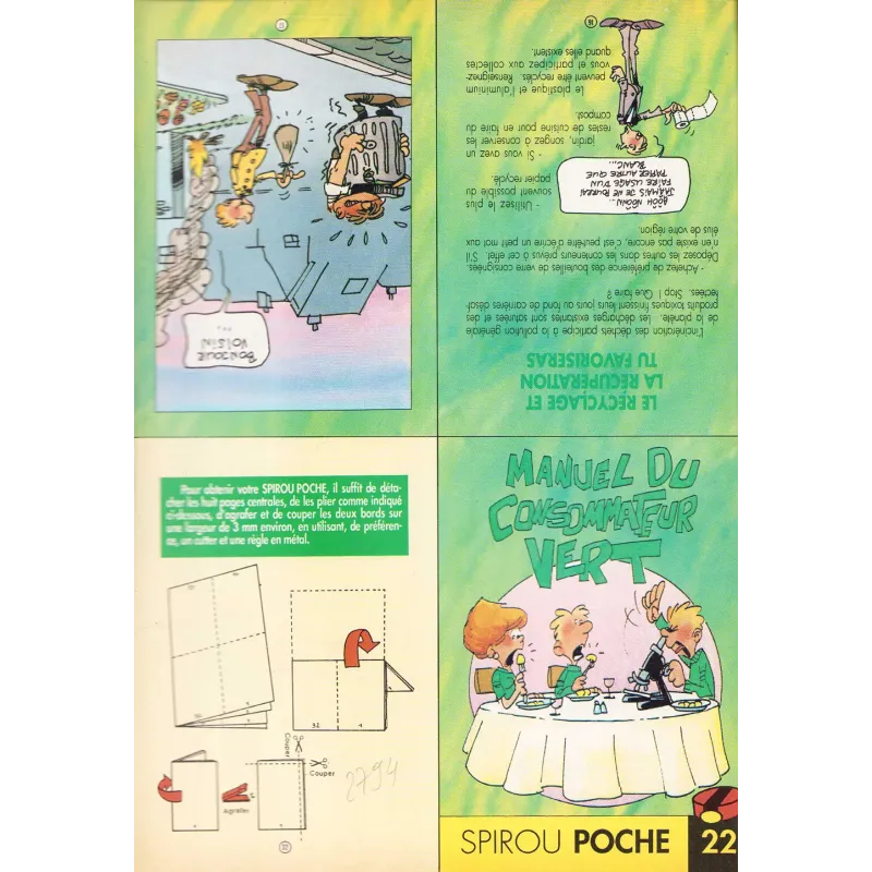 Spirou Poche (22) - Manuel du consommateur vert (2794)