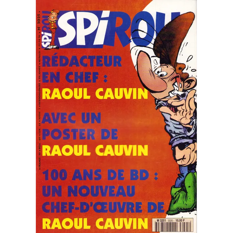 copy of Spirou magazine (3423) - Peyo - L'enchanteur - Portrait d'un géant