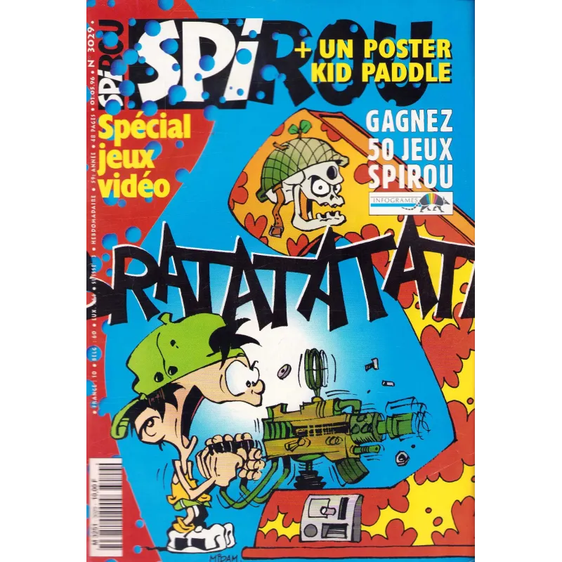copy of Spirou magazine (3423) - Peyo - L'enchanteur - Portrait d'un géant