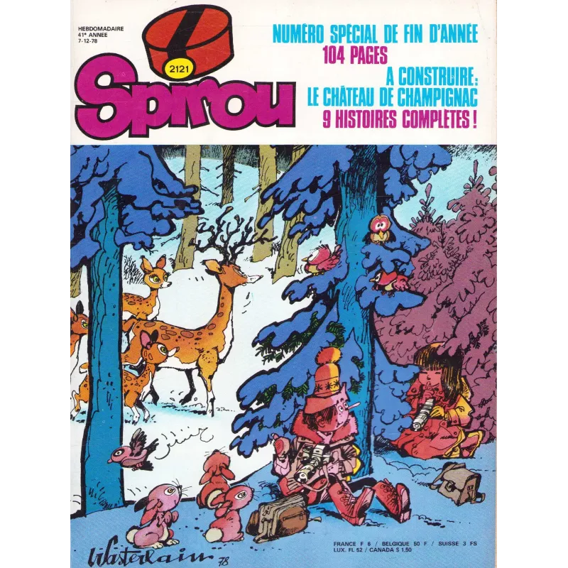 Spirou magazine (2121) - Spécial fin d'année + Château Champignac