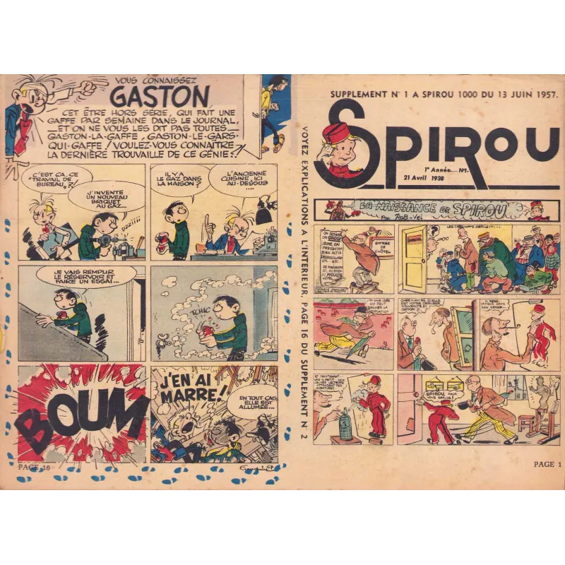 Supplément (1000) - Naissance de Spirou (1)