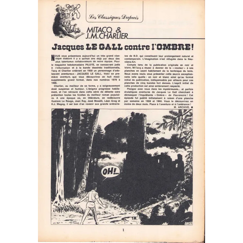 copy of Les classiques Dupuis (1980) - Jacques Le Gall - Contre l'ombre (2)