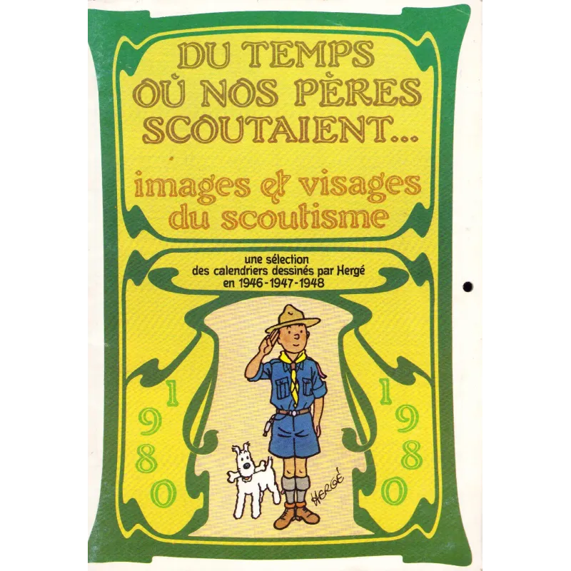 Tintin (HS) - Calendrier Scout 1979