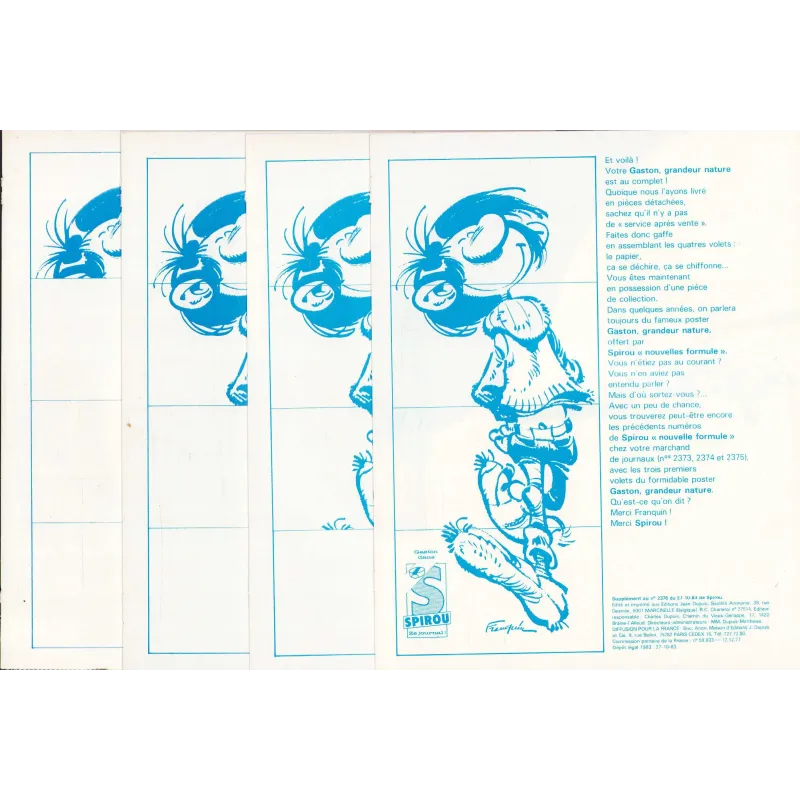 Gaston Lagaffe (HS) - Poster grandeur nature