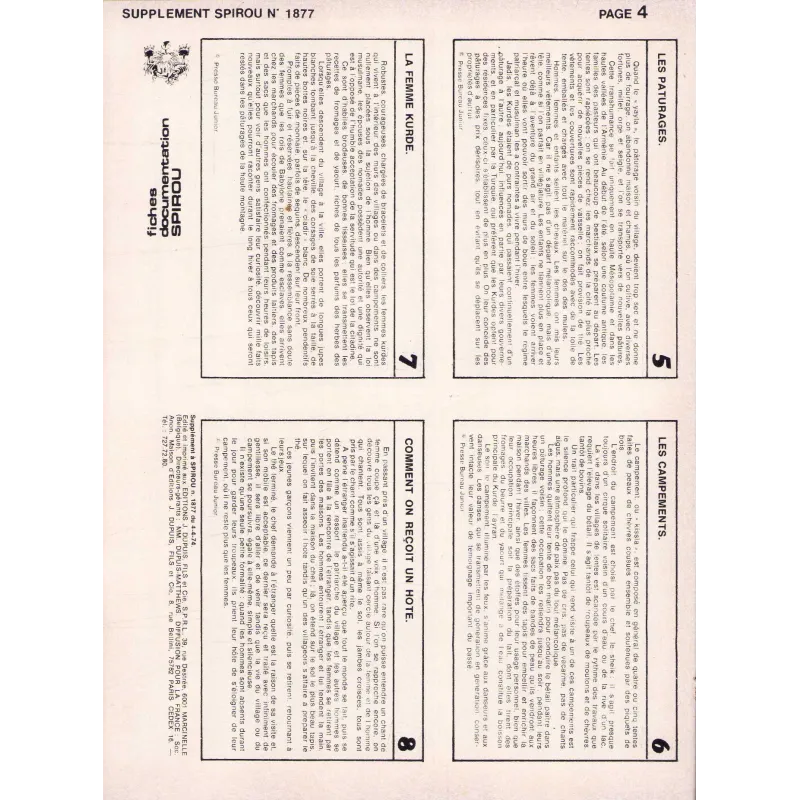 Supplément (1877) - Fiches - Les peuples étranges - Les kurdes