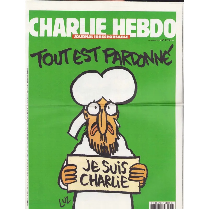 Charlie hebdo (1178) - Tout est pardonné
