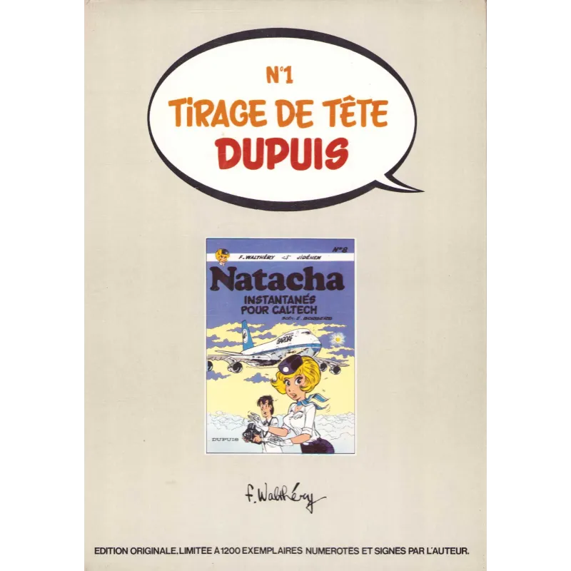 Natacha (8) - Instantanés pour Caltech - Tirage de tête (1)