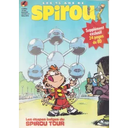 Spirou magazine (3908 bis) - Les étapes belges du Spirou tour