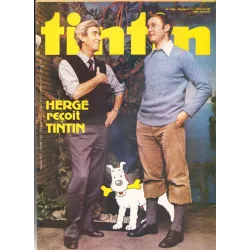 Tintin Magazine (11 - 35e année) - Hergé reçoit Tintin