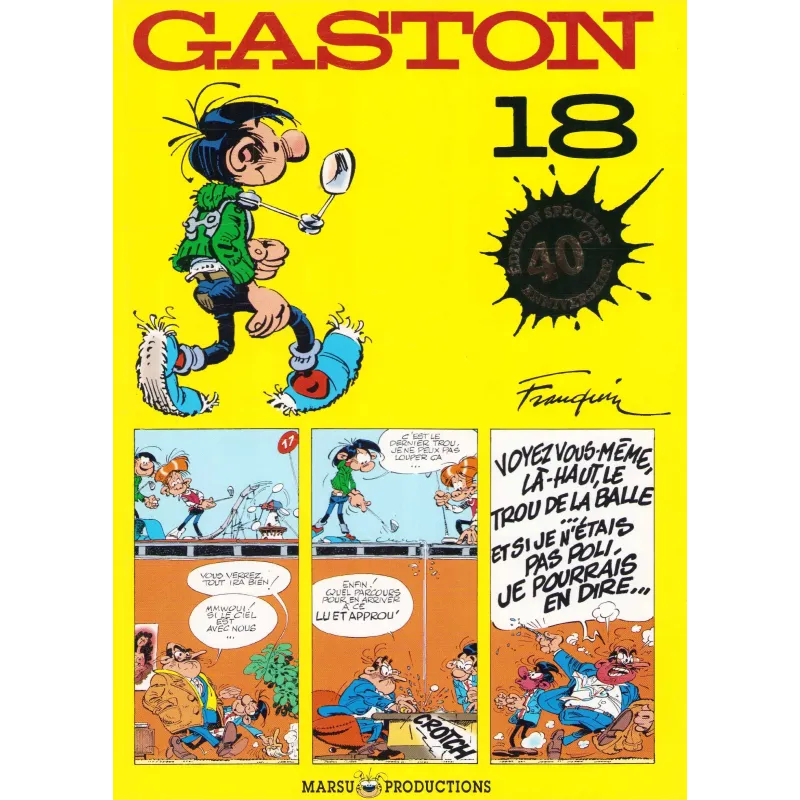 copy of Gaston Lagaffe (11) - 40e anniversaire