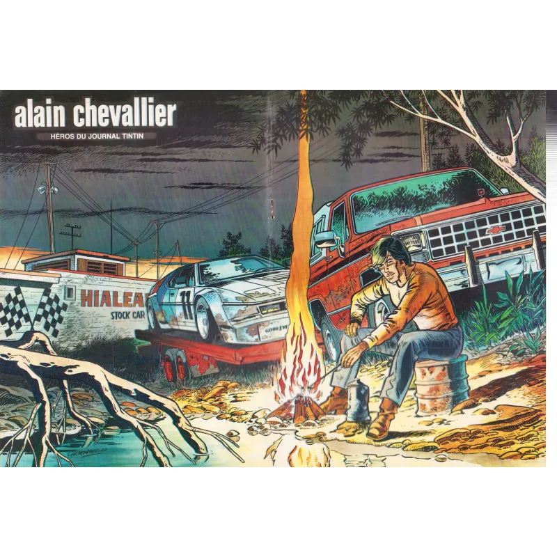 Alain Chevallier (HS) - Poster Tintin