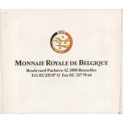 Coffret monnaie nationale de Belgique - Anniversaire BD