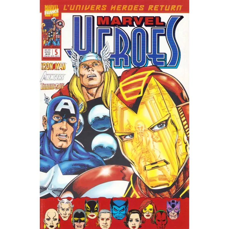 copy of Marvel Heroes (4) - Iron man - Avengers - Thundersbolts