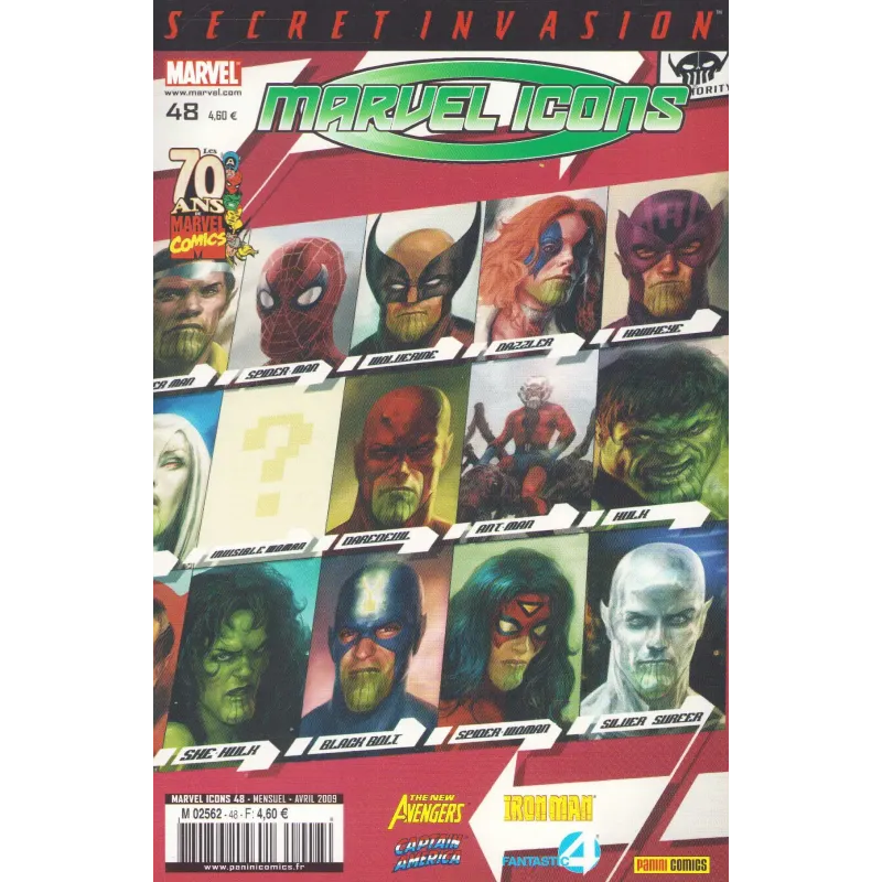Marvel Icons (48) - les 70 ans de marvel comics