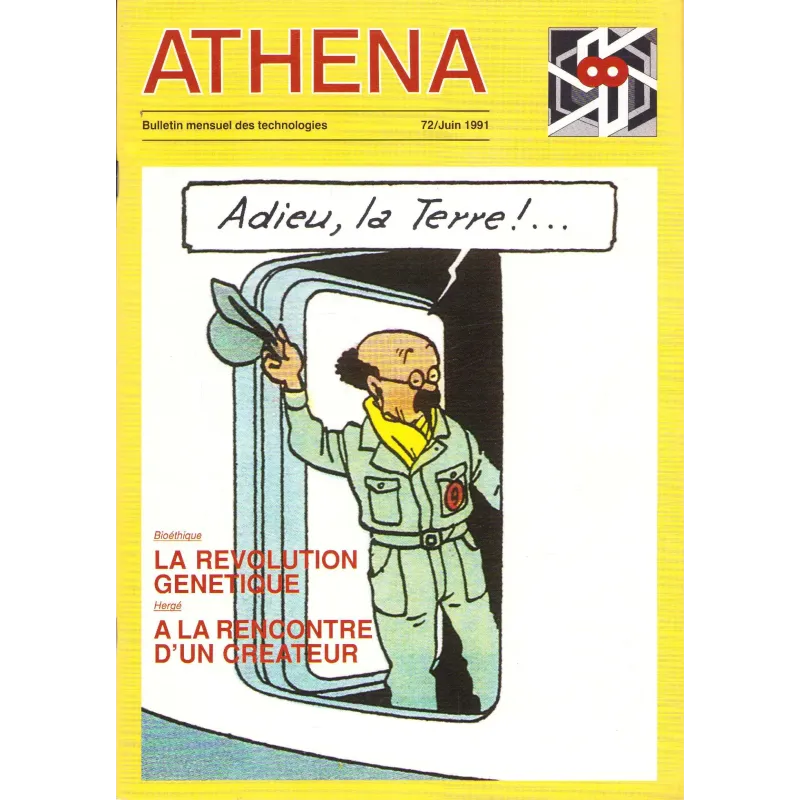 Tintin (HS) - revue Athena (72) - Adieu la terre