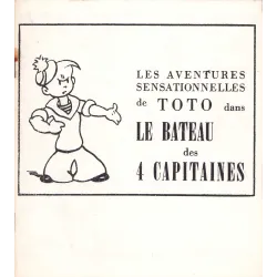 Les aventures de Toto (2) - Toto dans le bateau des 4 capitaines