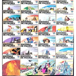 Histoire de France en Bandes Dessinées (1 à 24) - Vercingetorix à nos jours (1974)
