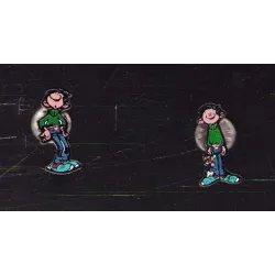 Gaston Lagaffe (HS) - 2 attitudes
