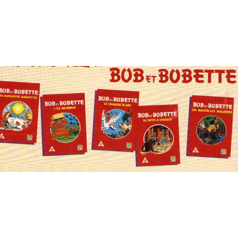 Bob et Bobette (HS) - Série de 5 albums publicitaires.